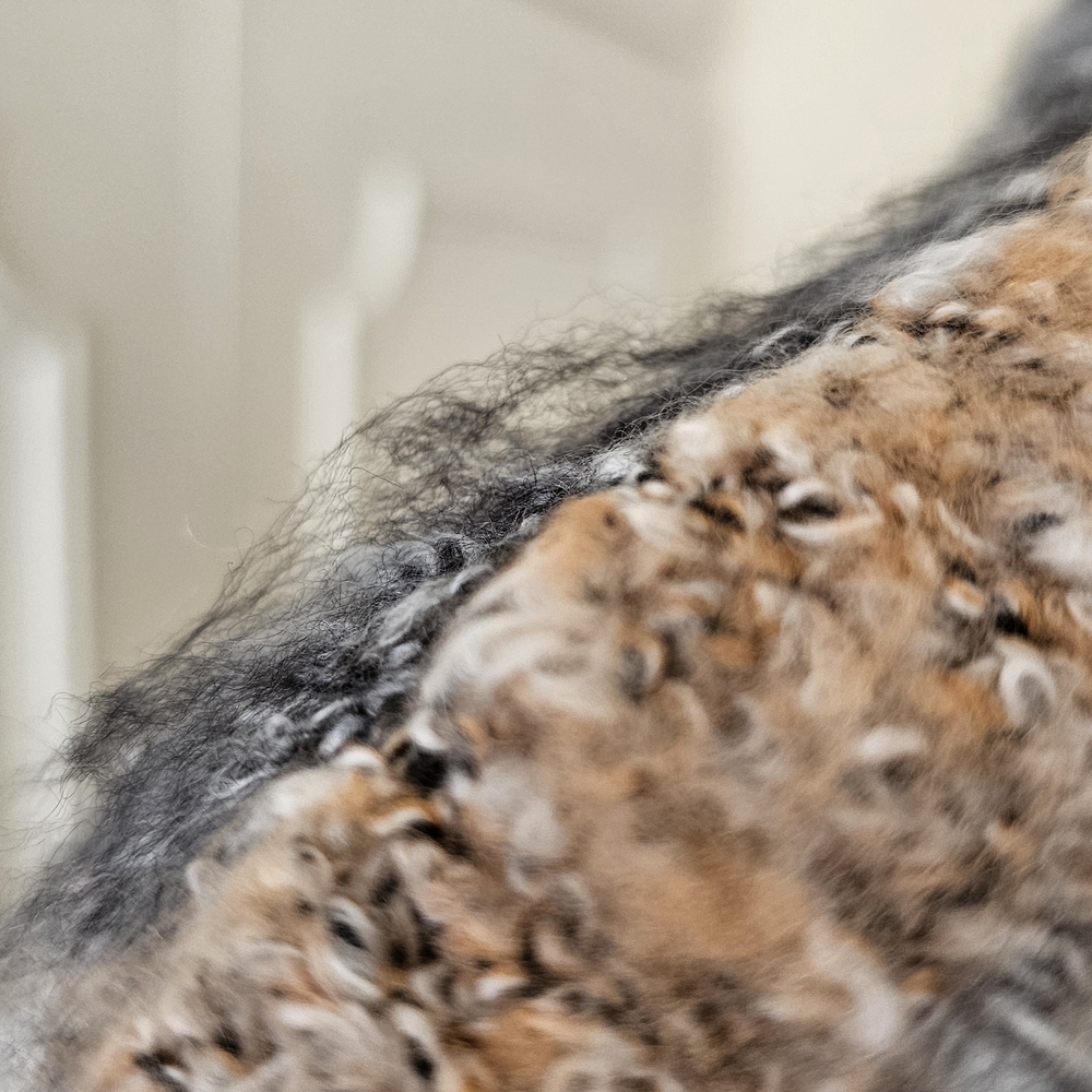 Free People Gather Me Close Cardigan XS Textured Bouclé in Gray, Cream & Tan - Picture 9 of 11